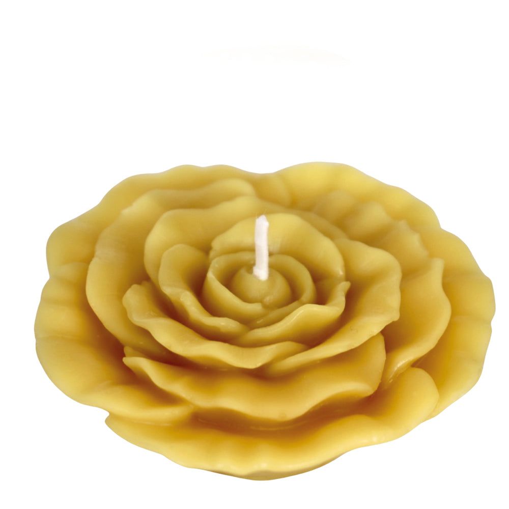 Beeswax Rose Candle