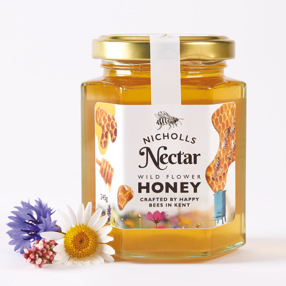 100% Natural Kent Runny Wildflower Honey - 245g